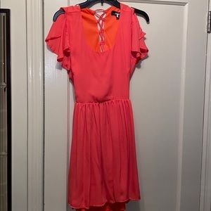 Open back cross cross dress